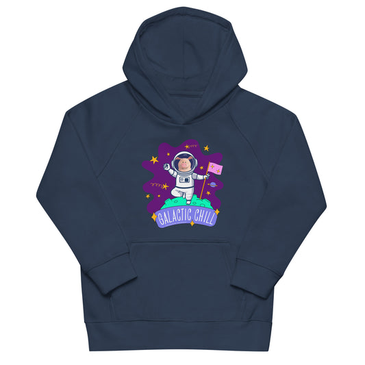 Masha and the Bear Friends Galactic Chill Kids eco hoodie French Navy T-SHIRT