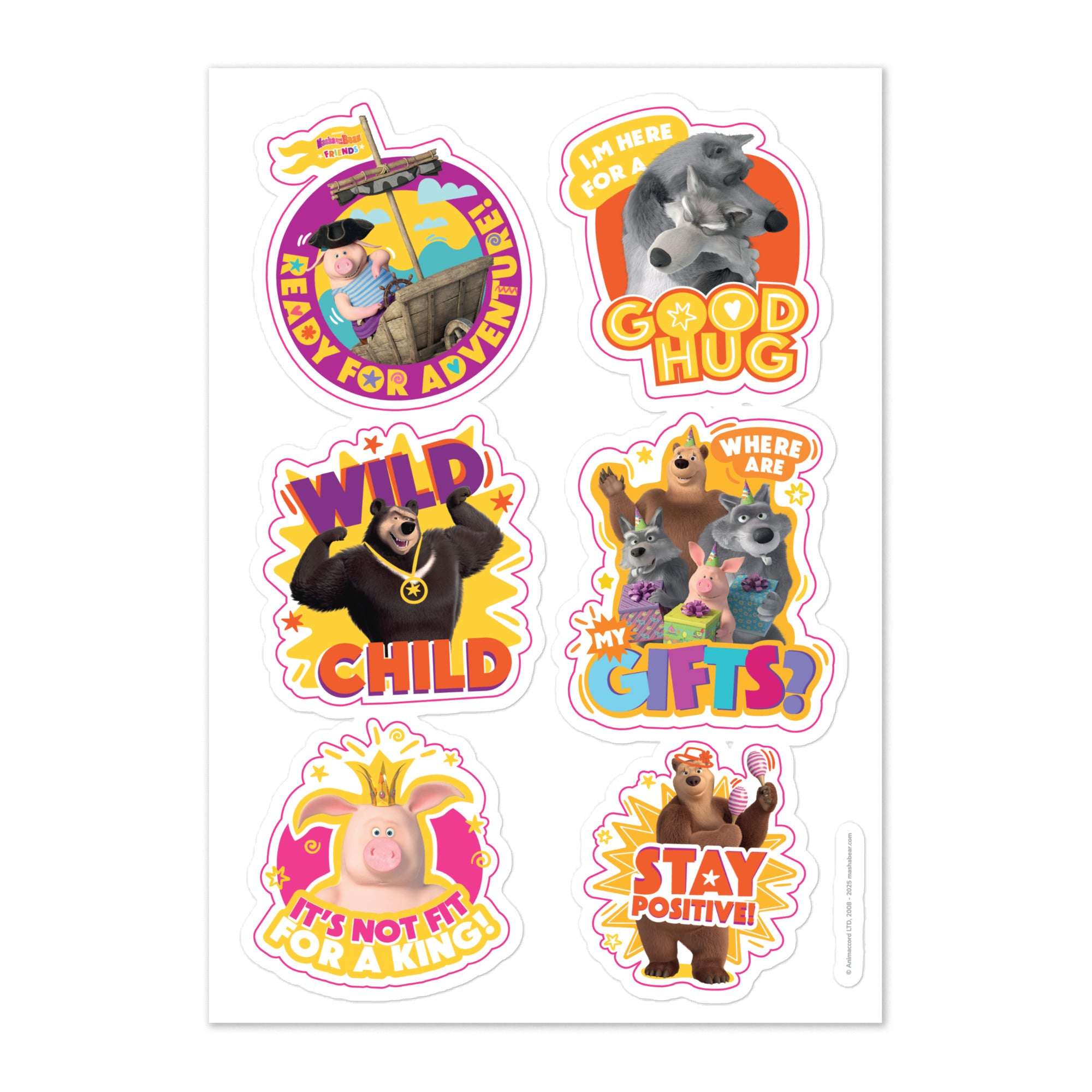 Other Friends Sticker | Masha and the Bear Store
