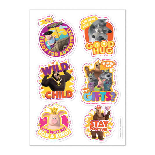 Masha and the Bear Friends Sticker Sheet Default Title