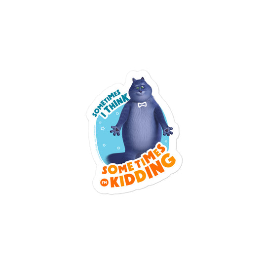 Masha and the Bear Friends: Cat Bubble-free stickers 3″×3″ STICKER