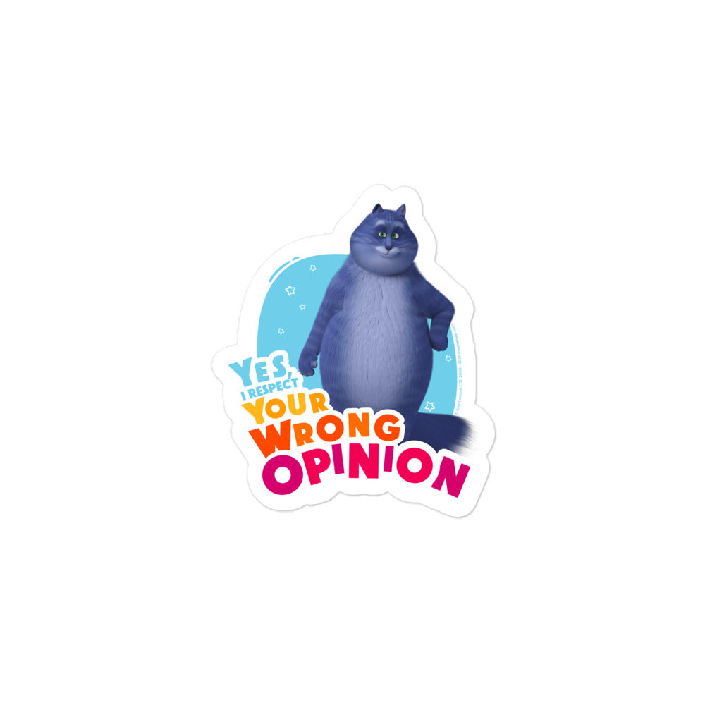 Masha and the Bear Friends: Cat Bubble-free stickers 3″×3″ STICKER