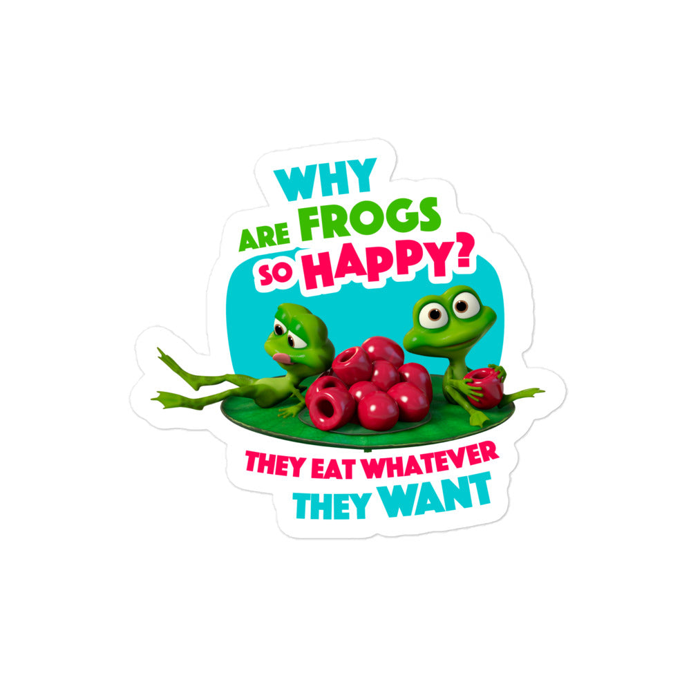 Masha and the Bear Friends: Swamp Squad Bubble-free stickers 4″×4″ STICKER