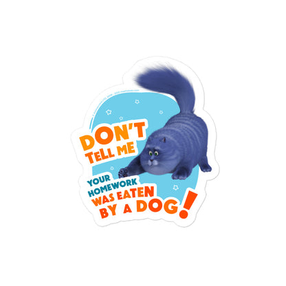 Masha and the Bear Friends: Cat Bubble-free stickers 4″×4″ STICKER