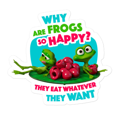 Masha and the Bear Friends: Swamp Squad Bubble-free stickers 5.5″×5.5″ STICKER