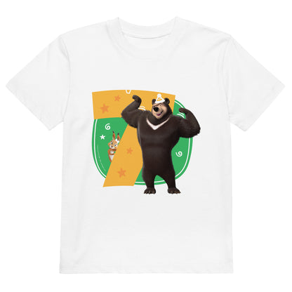 Masha and the Bear Friends Toddler Jersey 7 Years T-shirt White