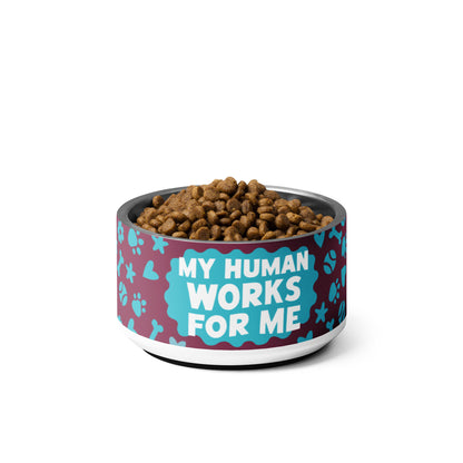 Masha and the Bear Friends Human Works for Me Pet bowl 18 oz SUBLIMATION