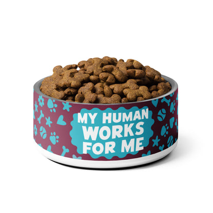 Masha and the Bear Friends Human Works for Me Pet bowl 32 oz SUBLIMATION