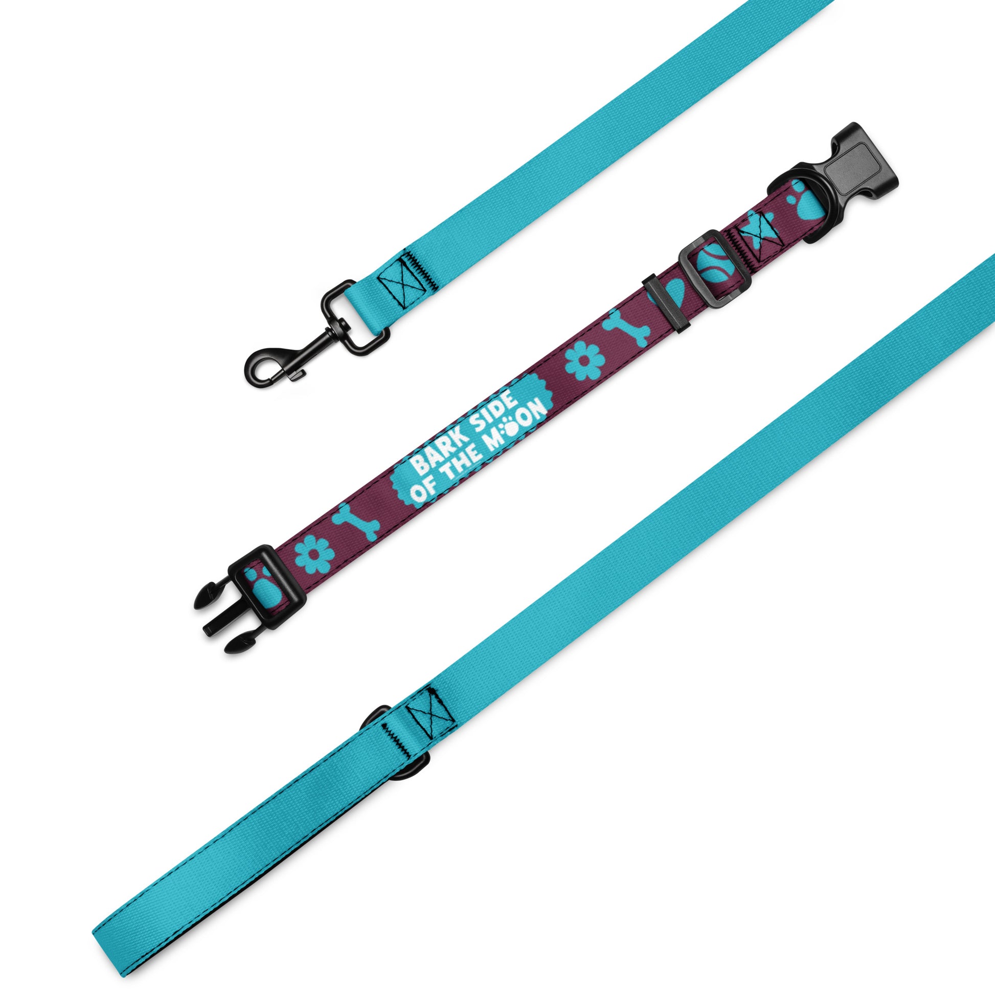 Masha and the Bear Friends Bark Side of the Moon Pet collar & leash M CUT-SEW