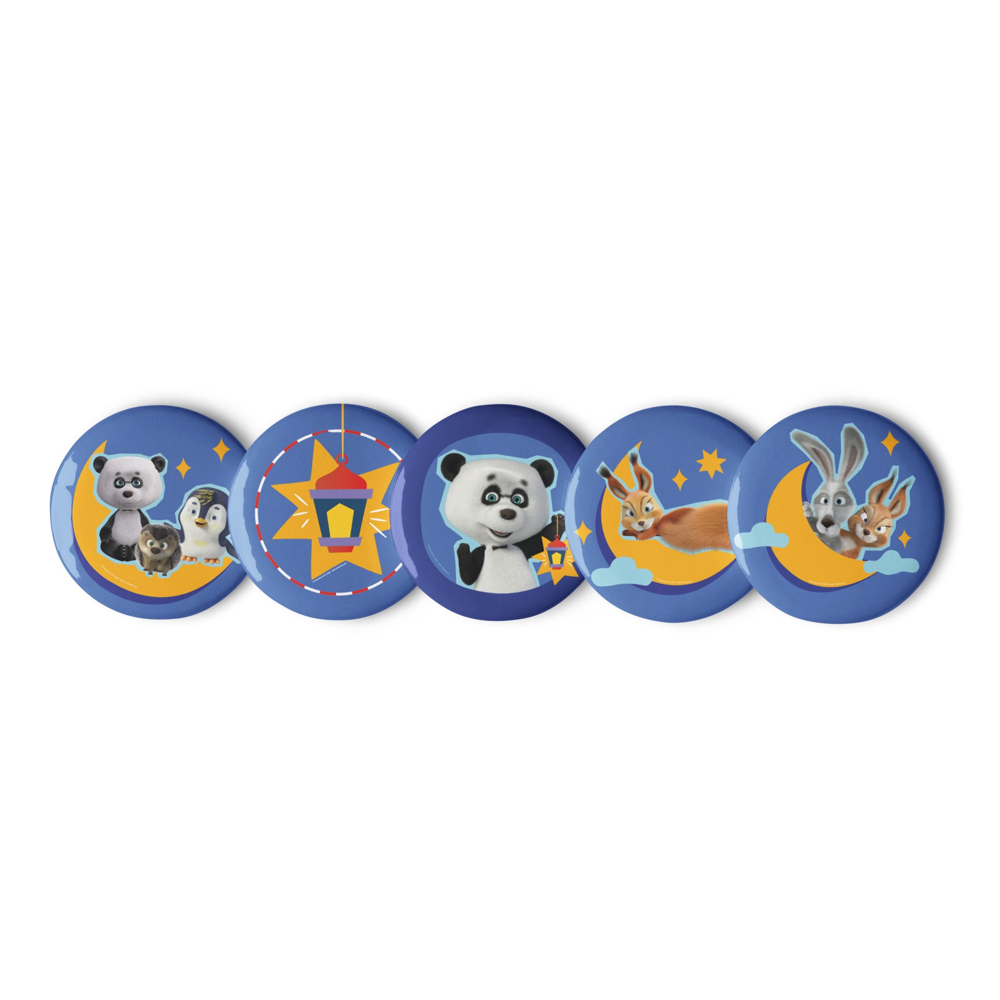 Masha and the Bear Friends Ramadan Set of pin buttons STICKER