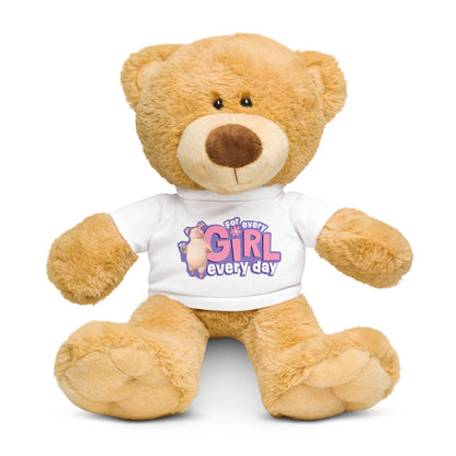 Masha and the Bear Friends For Her Teddy bear with a t-shirt Default Title SUBLIMATION