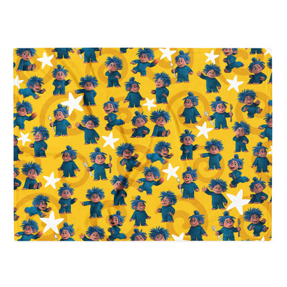 Masha and the Bear Friends Yeti Throw Blanket 30″×40″ SUBLIMATION