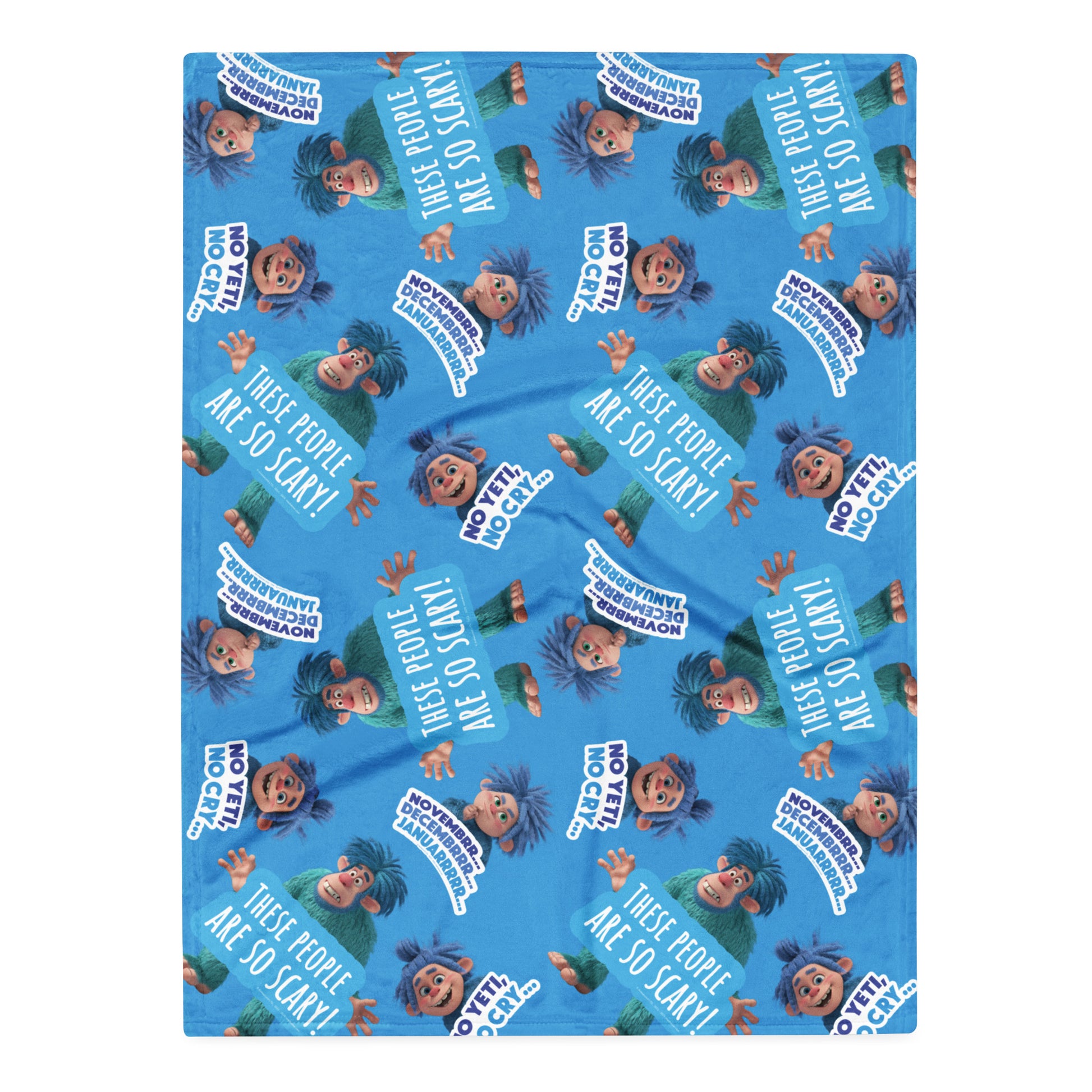 Masha and the Bear Friends Yeti Throw Blanket 30″×40″ SUBLIMATION