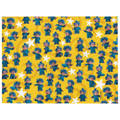 Masha and the Bear Friends Yeti Throw Blanket 60″×80″ SUBLIMATION