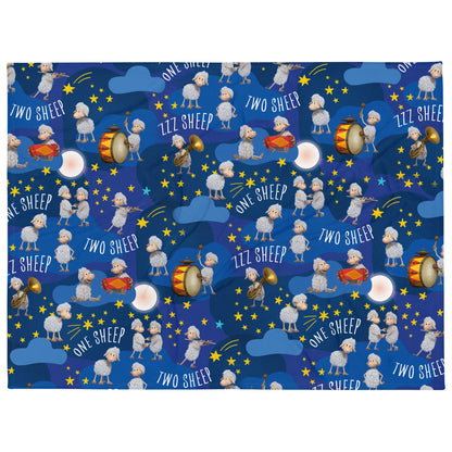 Masha and the Bear Friends Count The Sheeps Throw Blanket 60″×80″ SUBLIMATION