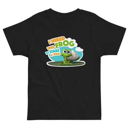 Masha and the Bear Friends: Swamp Squad Toddler jersey t-shirt Black T-SHIRT
