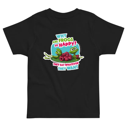 Masha and the Bear Friends: Swamp Squad Toddler jersey t-shirt Black T-SHIRT