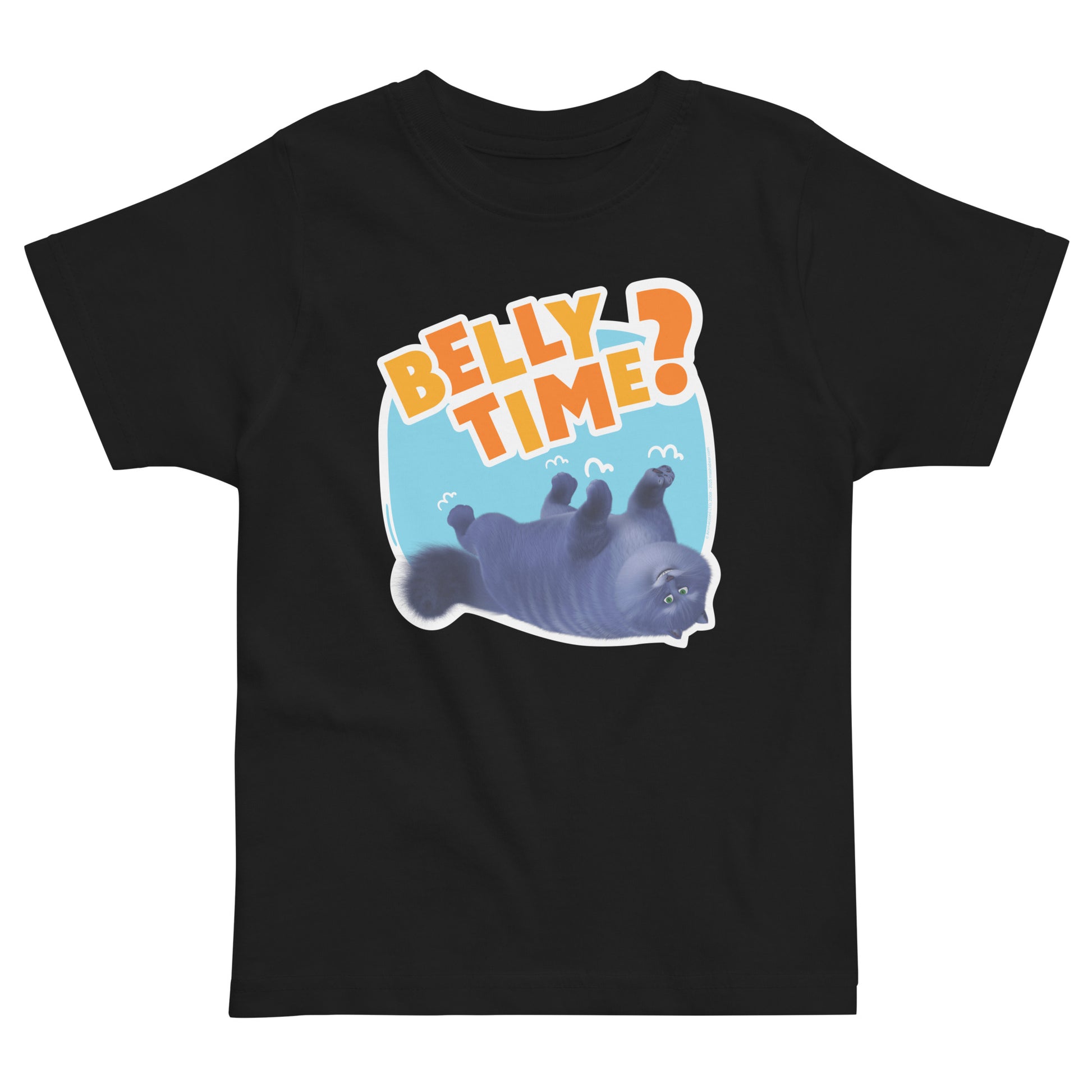 Masha and the Bear Friends: Cat Toddler jersey t-shirt Black T-SHIRT