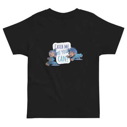 Masha and the Bear Friends Catch Me If You Can! Toddler Jersey T-shirt Black T-SHIRT