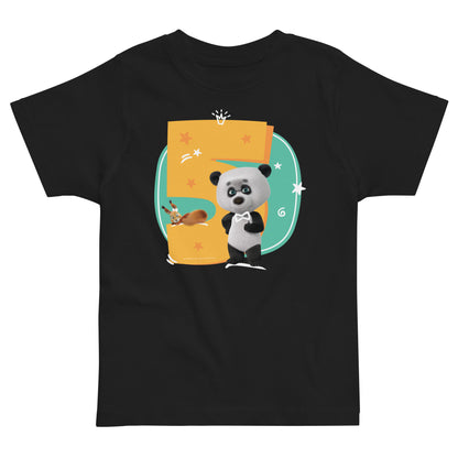 Masha and the Bear Friends Toddler Jersey 5 Years T-shirt Black