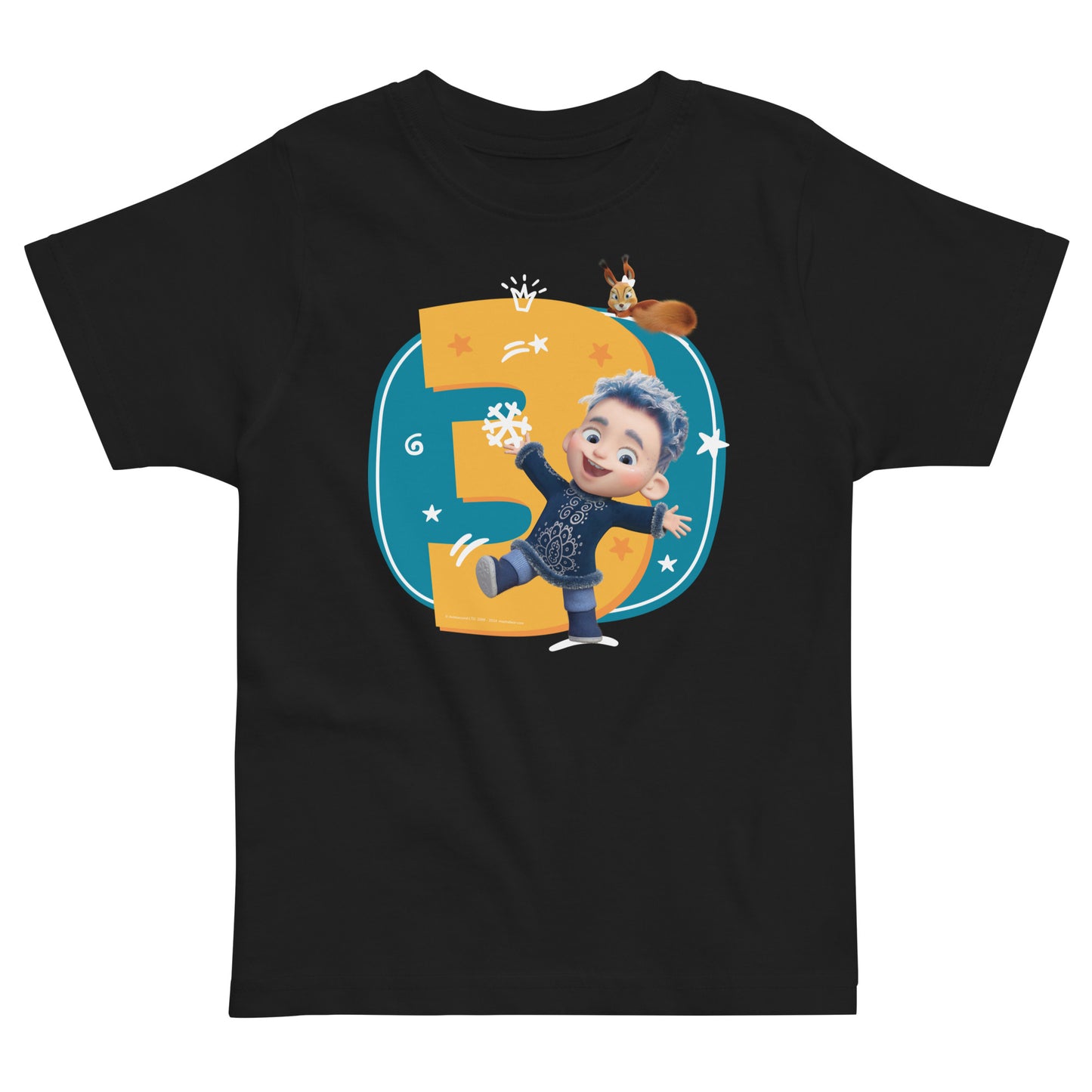 Masha and the Bear Friends Toddler Jersey 3 Years T-shirt Black