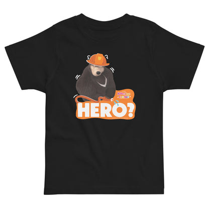 Masha and the Bear Friends Toddler Jersey Hero? T-shirt Black