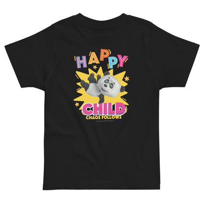 Masha and the Bear Friends Toddler Jersey Happy Child #1 T-shirt Black