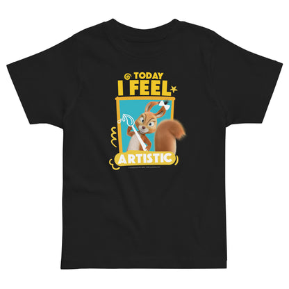 Masha and the Bear Friends Toddler Jersey Artistic T-shirt Black