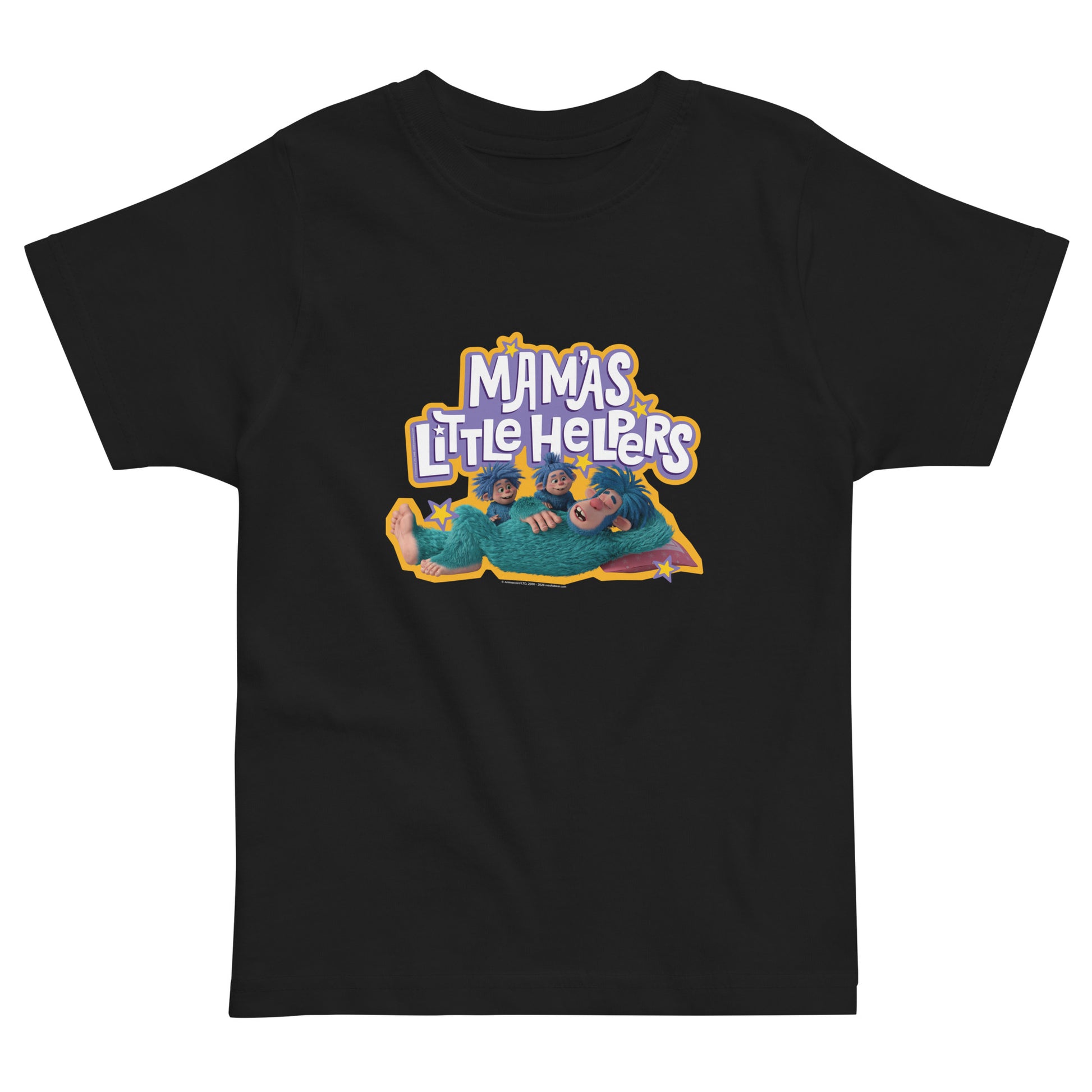 Masha and the Bear Friends For Her Toddler jersey t-shirt Black T-SHIRT