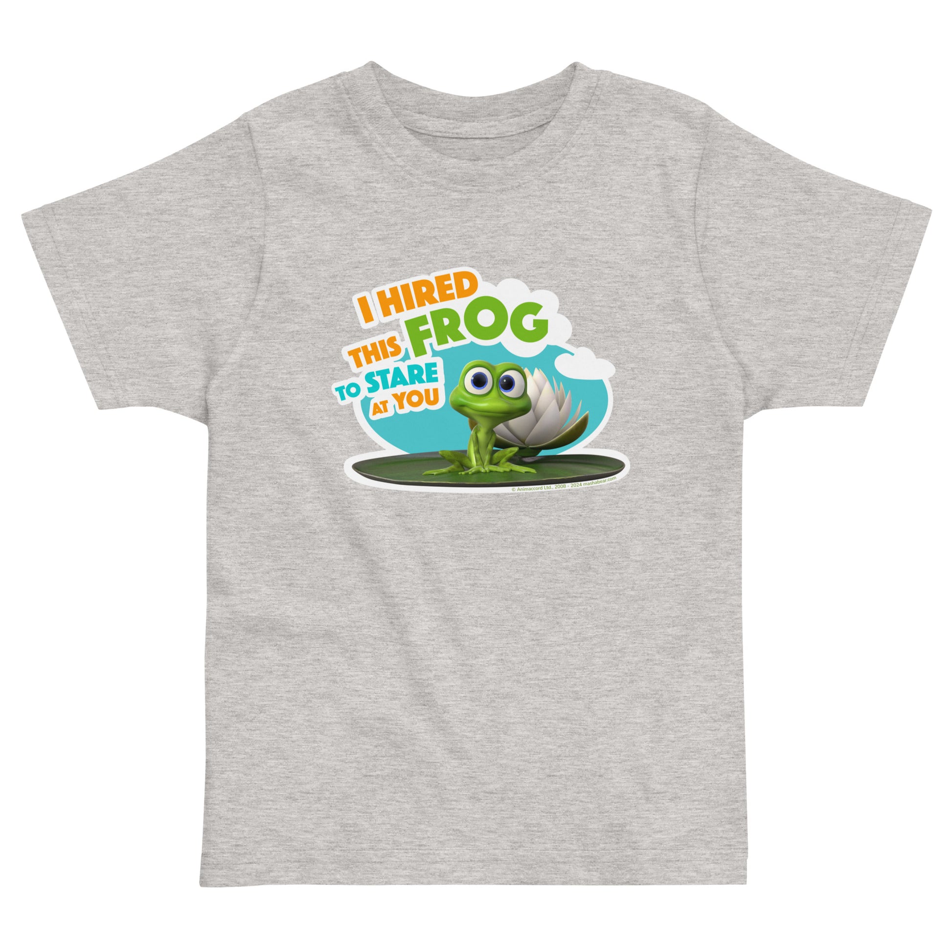 Masha and the Bear Friends: Swamp Squad Toddler jersey t-shirt Heather T-SHIRT