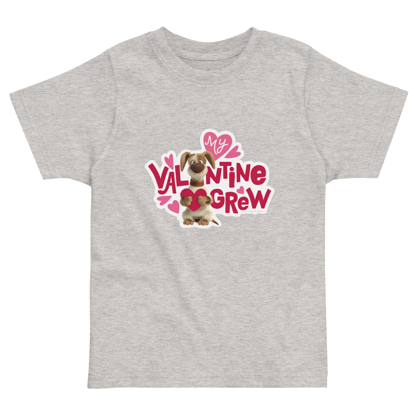 Masha and the Bear Friends Love Day Toddler jersey t-shirt Heather T-SHIRT