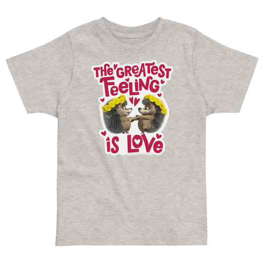Masha and the Bear Friends Love Day Toddler jersey t-shirt Heather T-SHIRT