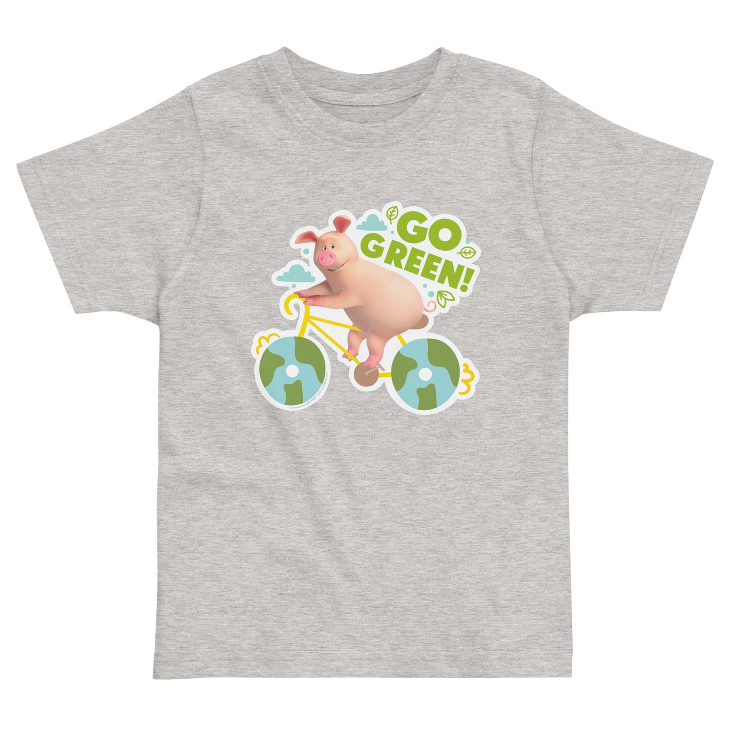 Masha and the Bear Friends Go Green! Toddler jersey t-shirt Heather T-SHIRT