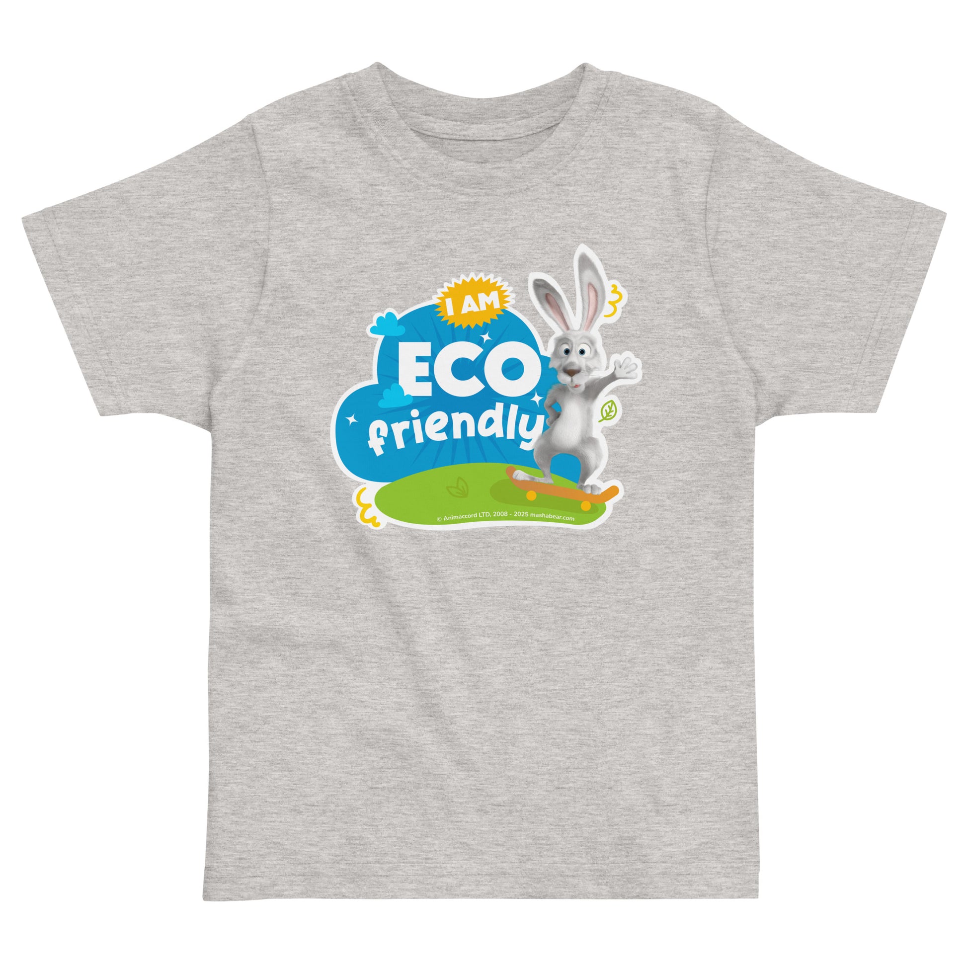 Masha and the Bear Friends Go Green! Toddler jersey t-shirt Heather T-SHIRT