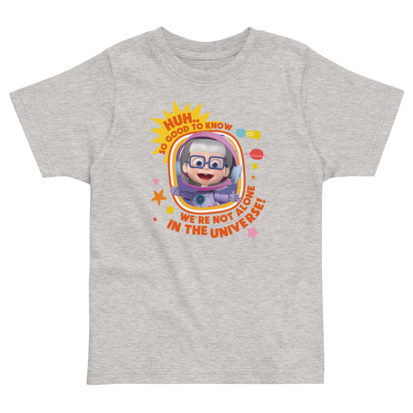 Masha and The Bear Friends Yes, Not Alone #2 Toddler Jersey T-shirt Heather