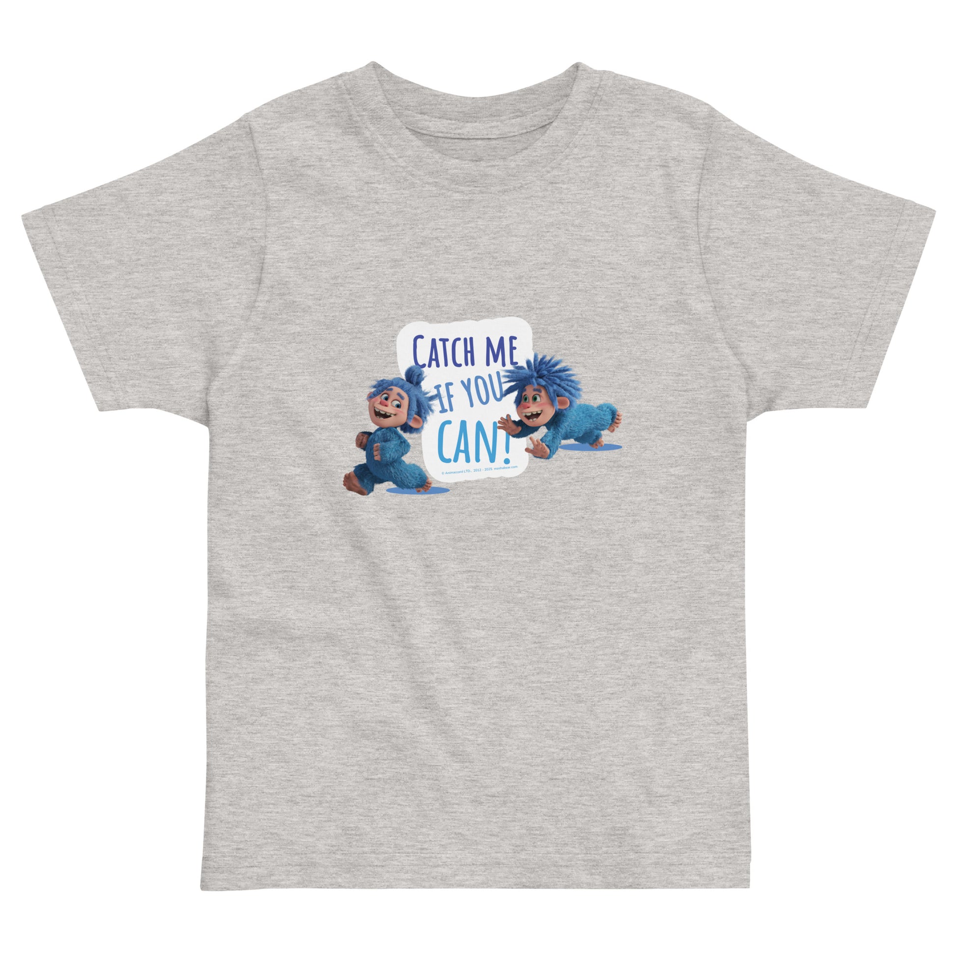 Masha and the Bear Friends Catch Me If You Can! Toddler Jersey T-shirt Heather T-SHIRT