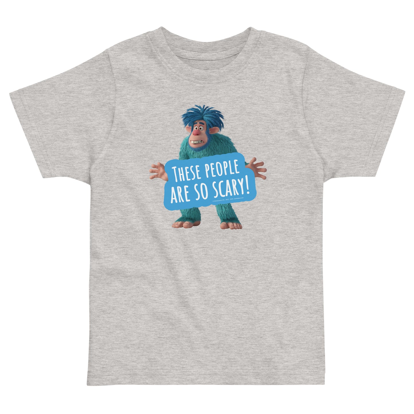 Masha and the Bear Friends These People Are So Scary! Toddler Jersey T-shirt Heather T-SHIRT
