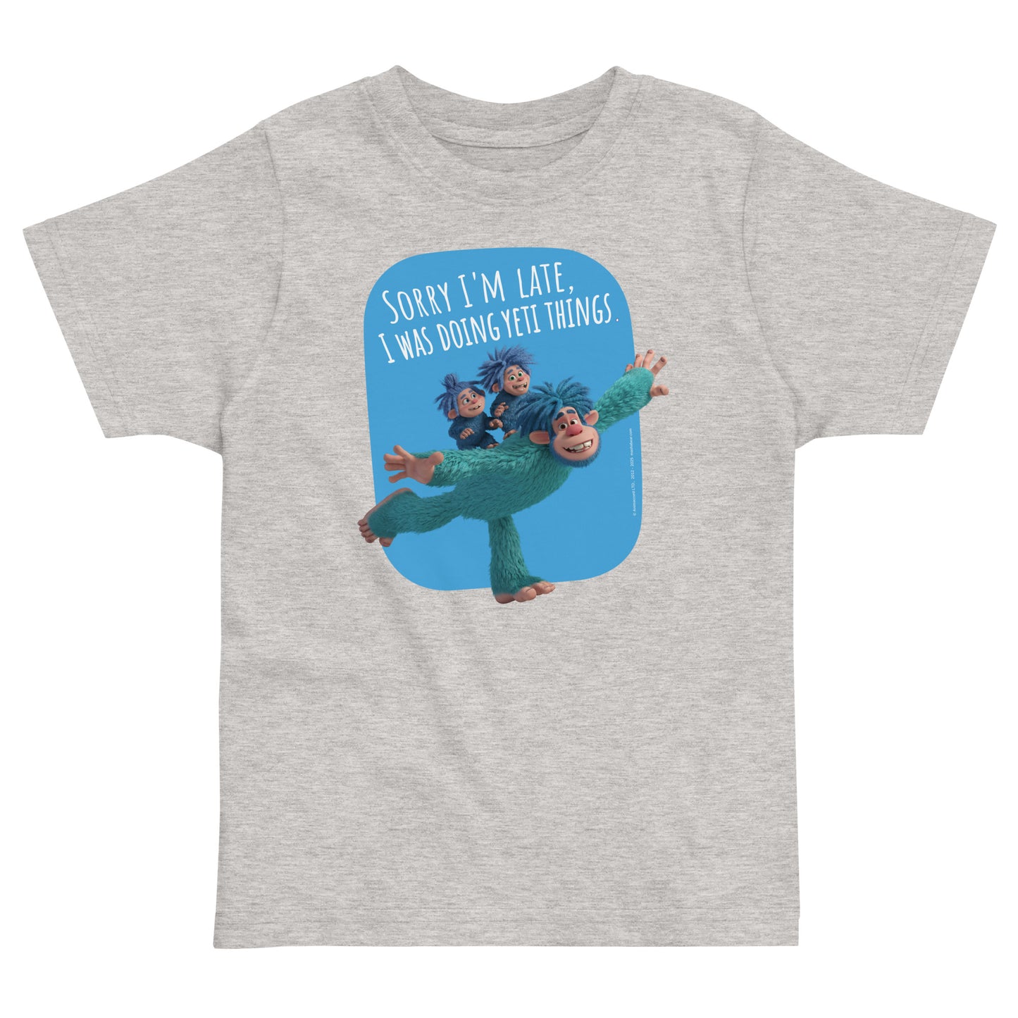 Masha and the Bear Friends Sorry I'm Late Toddler Jersey T-shirt Heather T-SHIRT