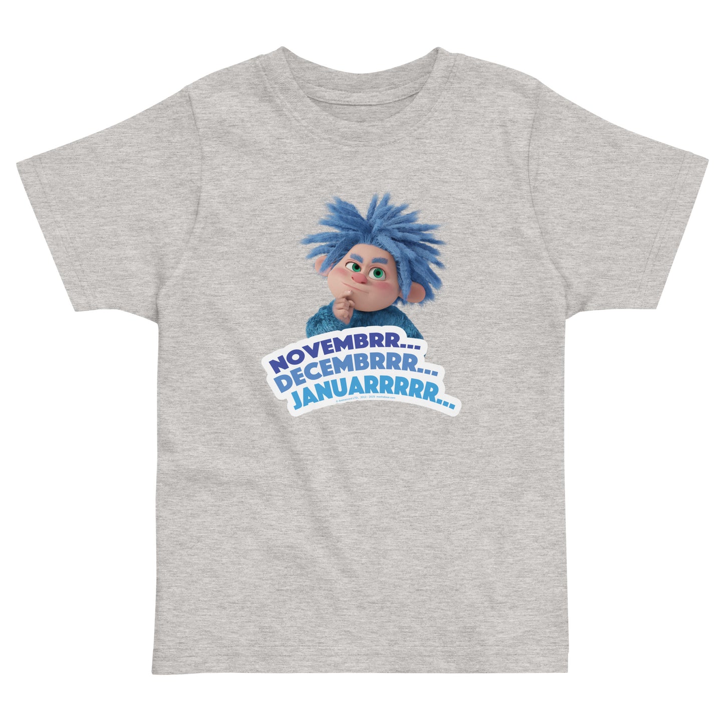 Masha and the Bear Friends What Month Is It Now? Toddler Jersey T-shirt Heather T-SHIRT