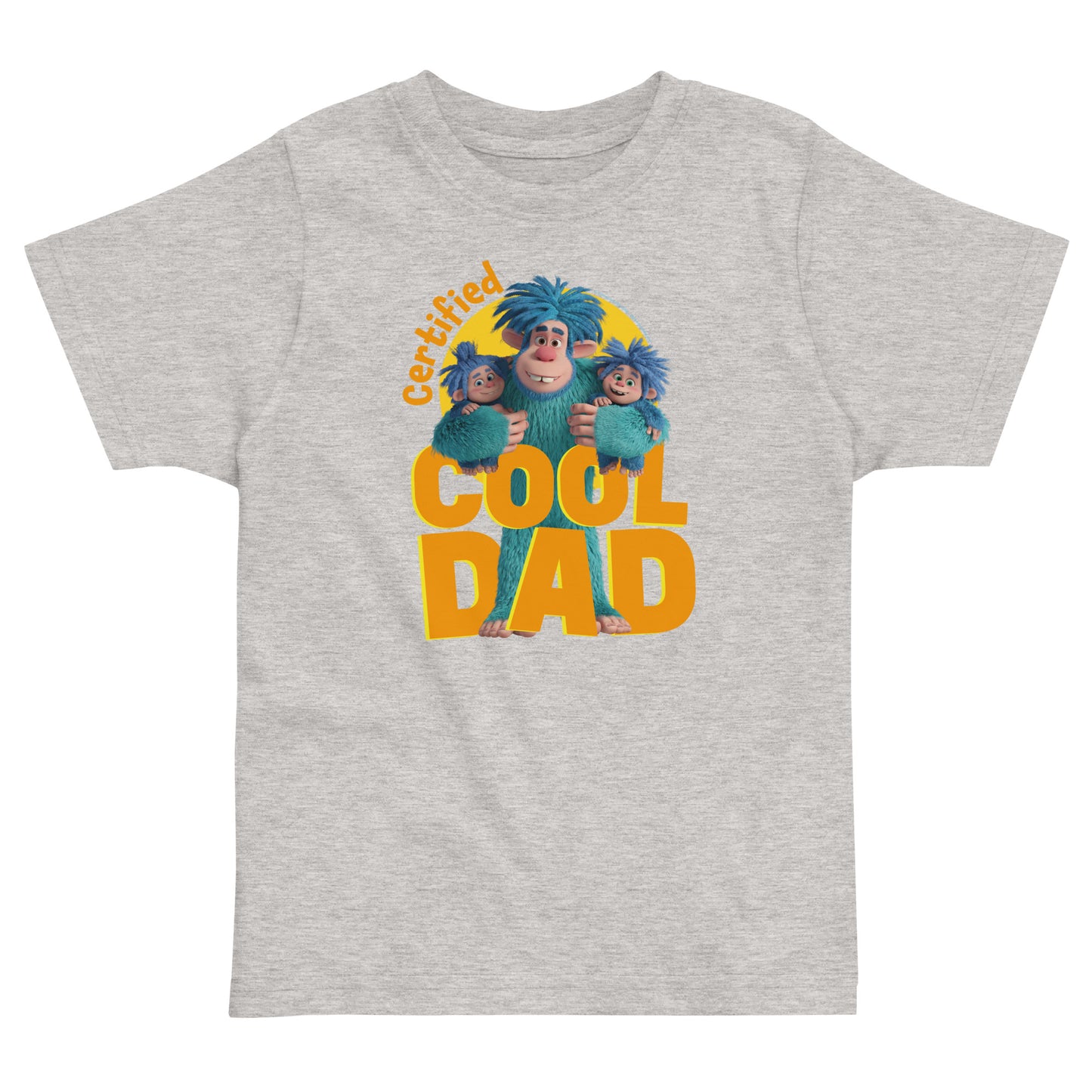 Masha and the Bear Friends Cool Dad Toddler Jersey T-shirt Heather T-SHIRT