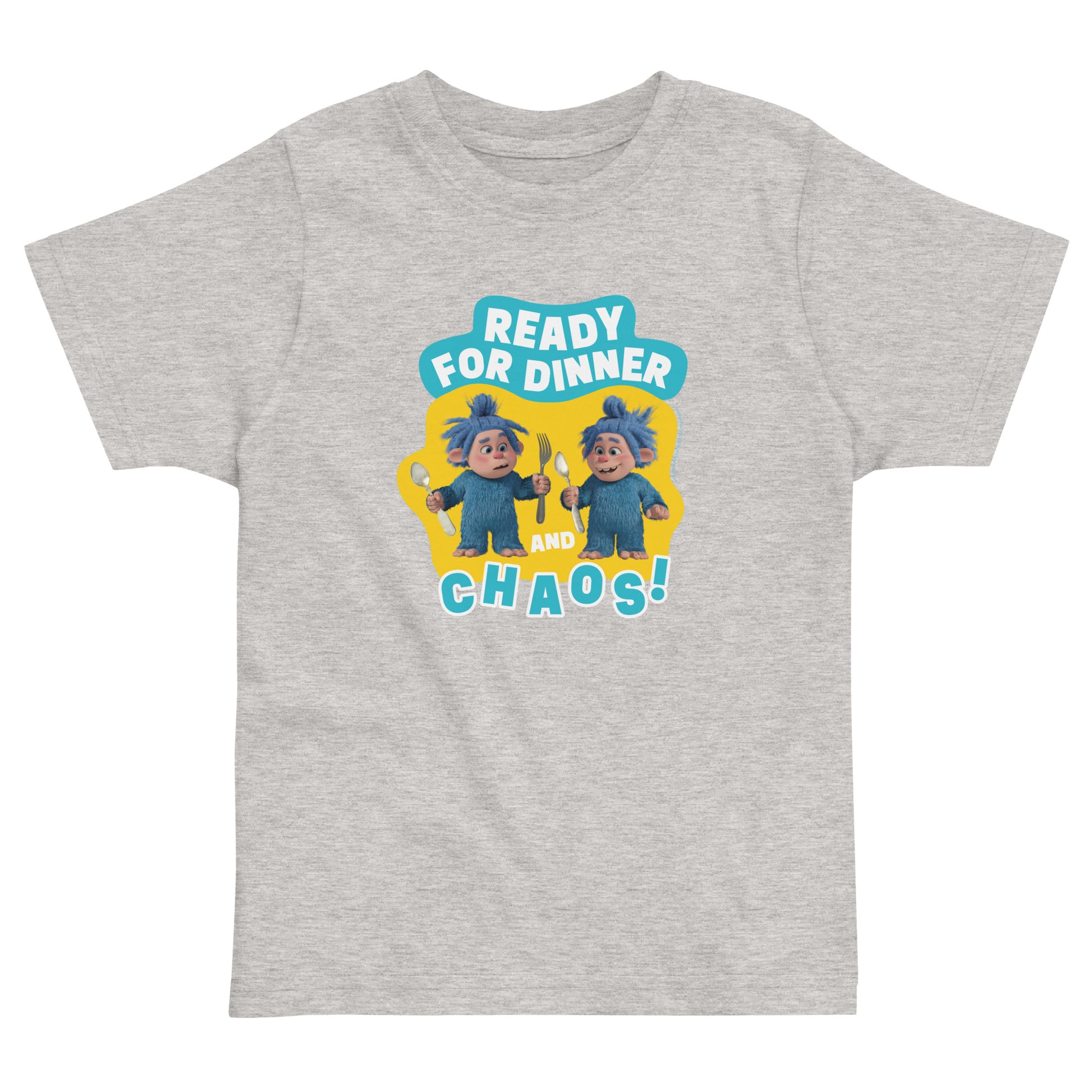 Masha and the Bear Friends Ready For Dinner Toddler Jersey T-Shirt Heather T-SHIRT