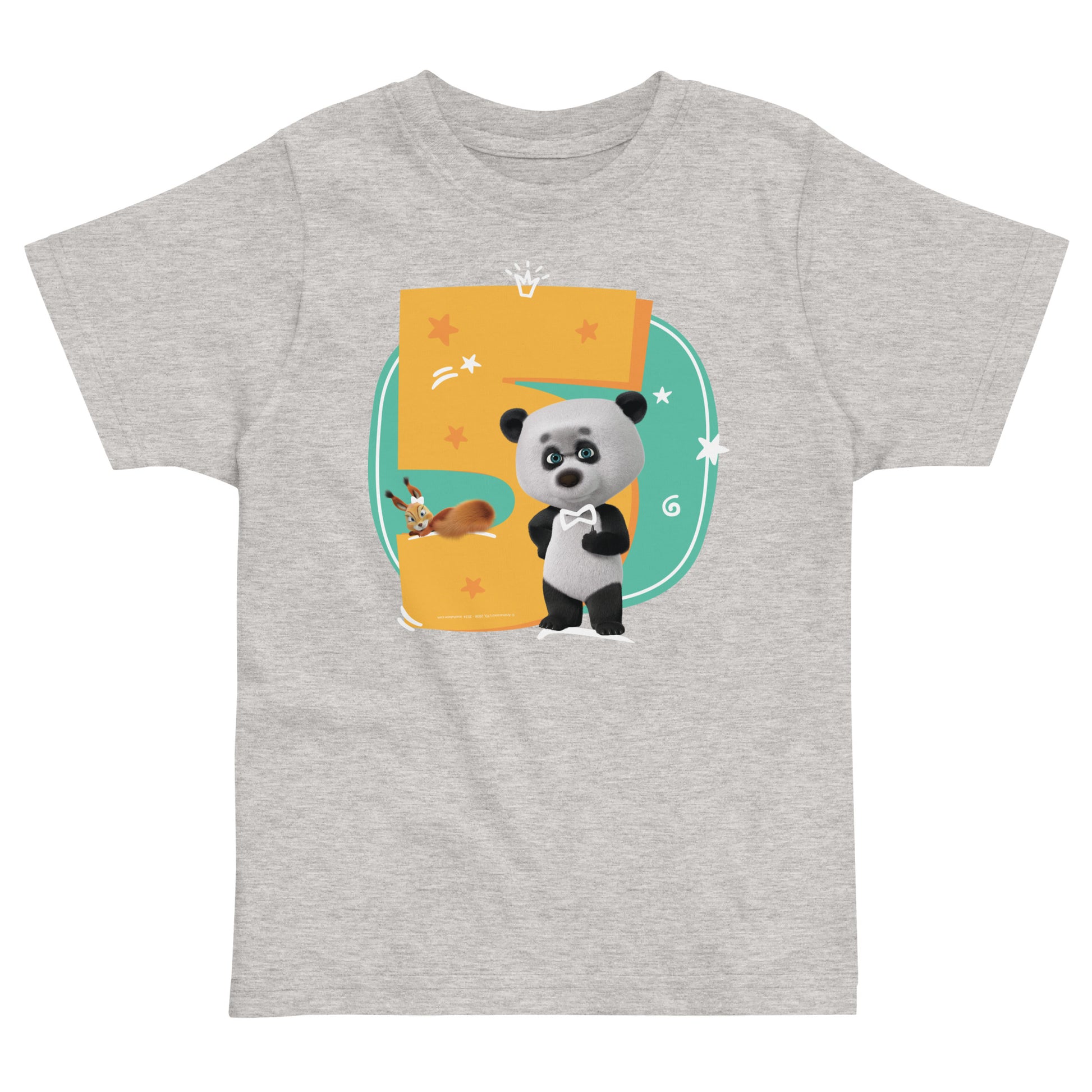 Masha and the Bear Friends Toddler Jersey 5 Years T-shirt Heather