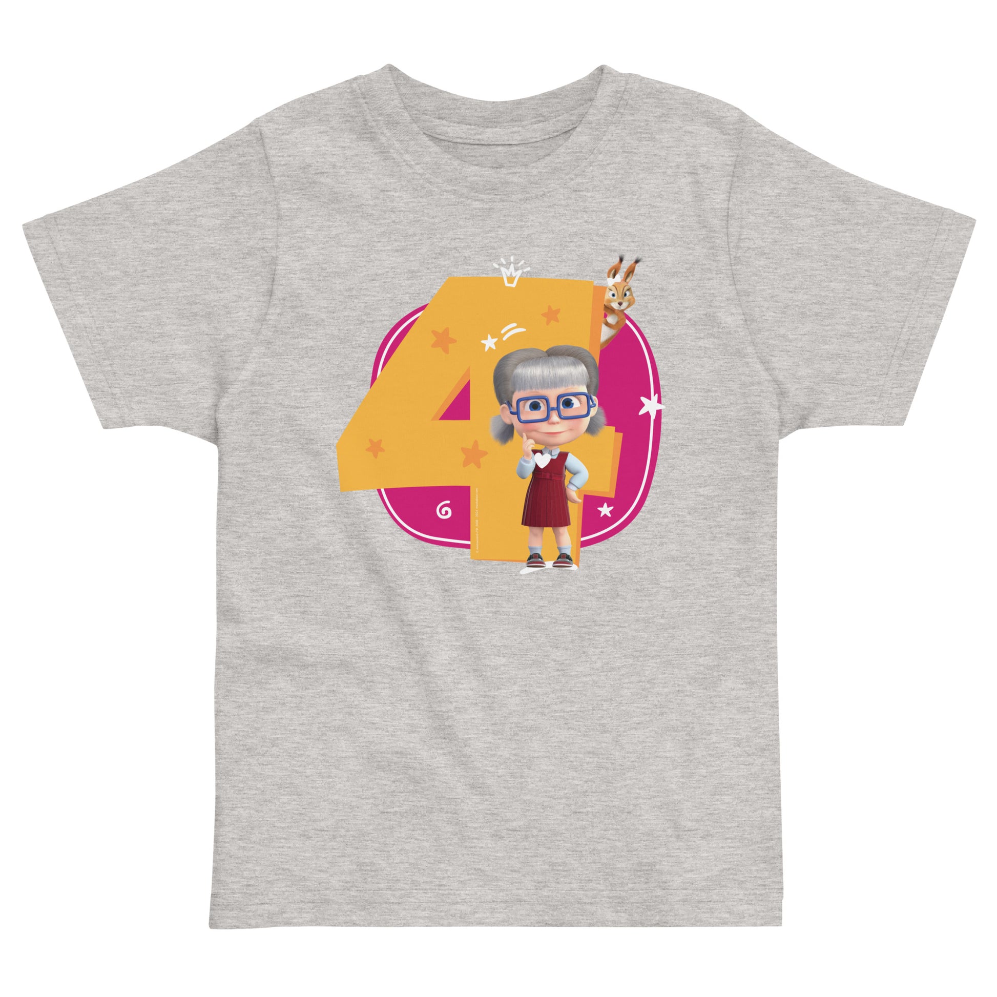 Masha and the Bear Friends Toddler Jersey 4 Years T-shirt Heather