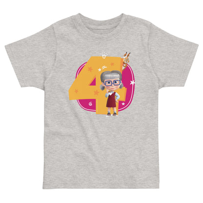 Masha and the Bear Friends Toddler Jersey 4 Years T-shirt Heather