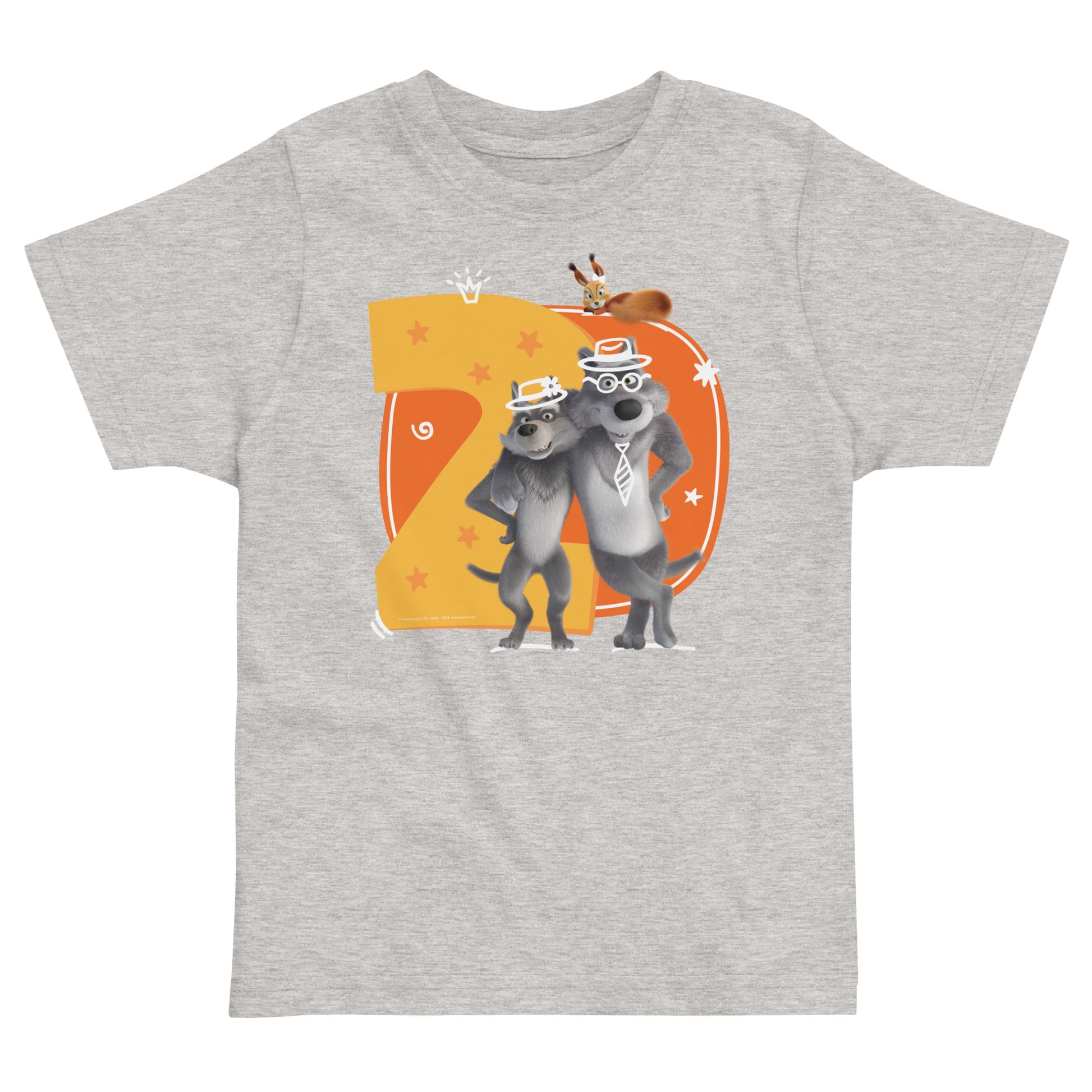 Masha and the Bear Friends Toddler Jersey 2 Years T-shirt Heather