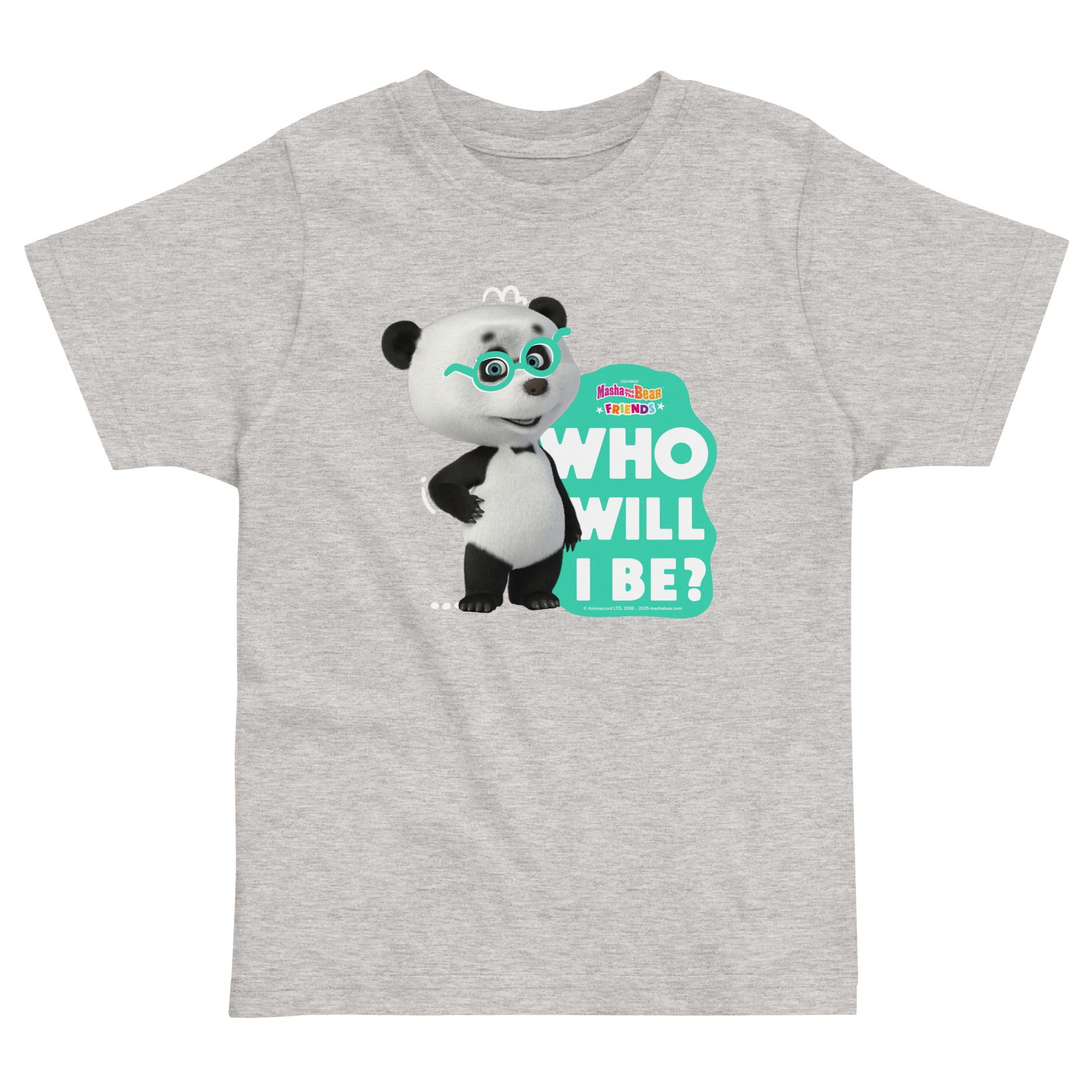 Masha and the Bear Friends Toddler Jersey Who Will I be T-shirt Heather