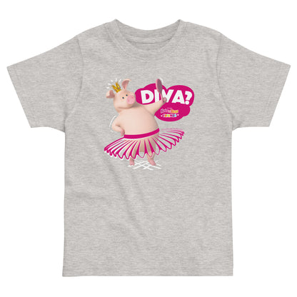 Masha and the Bear Friends Toddler Jersey Diva? T-shirt Heather
