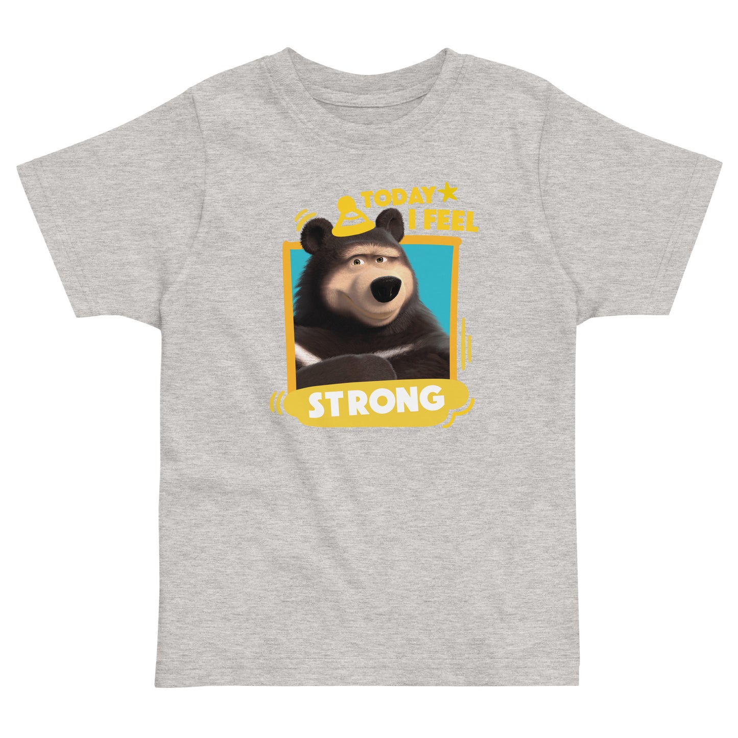 Masha and the Bear Friends Toddler Jersey Strong T-shirt Heather