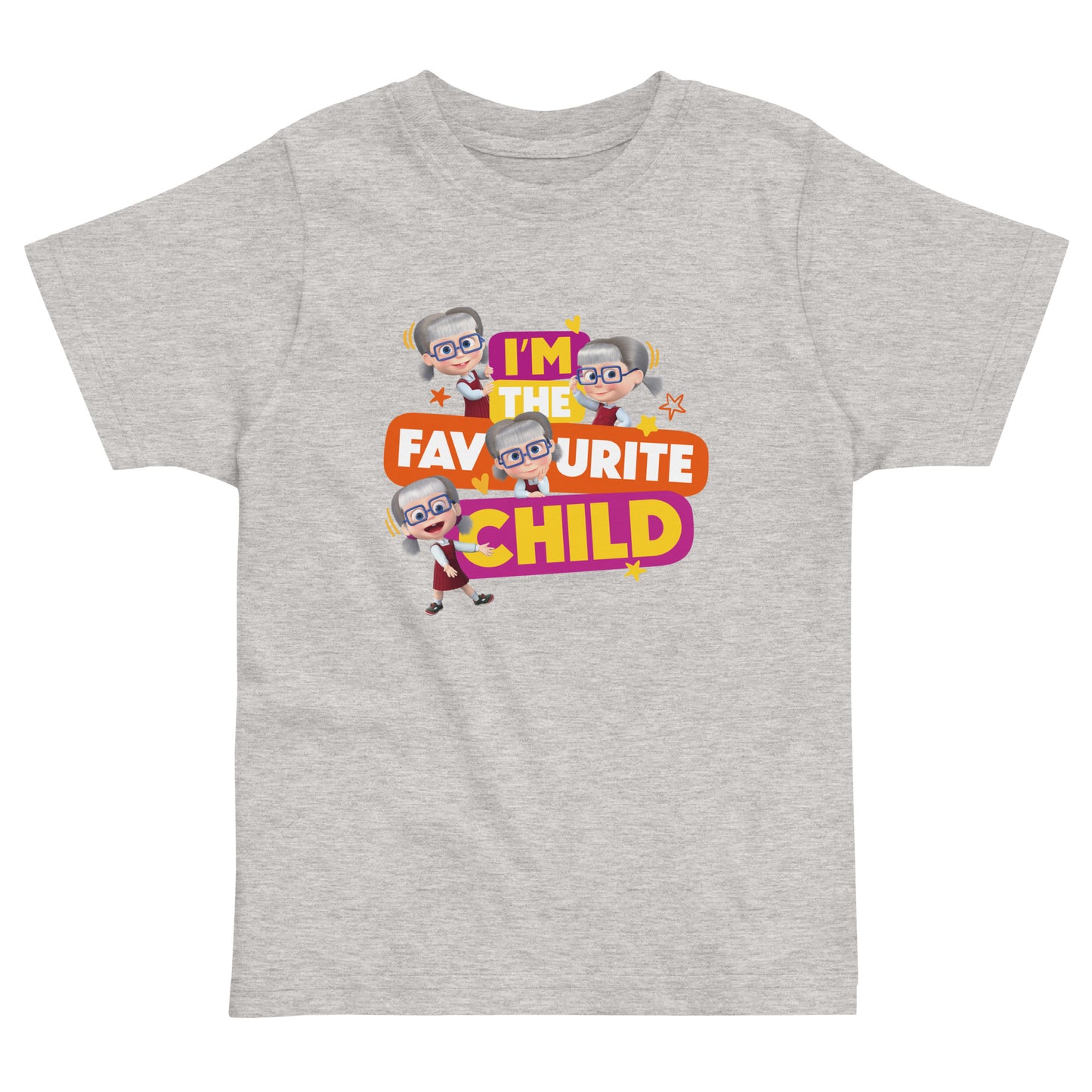 Masha and the Bear Friends Toddler Jersey Favourite Child T-shirt Heather