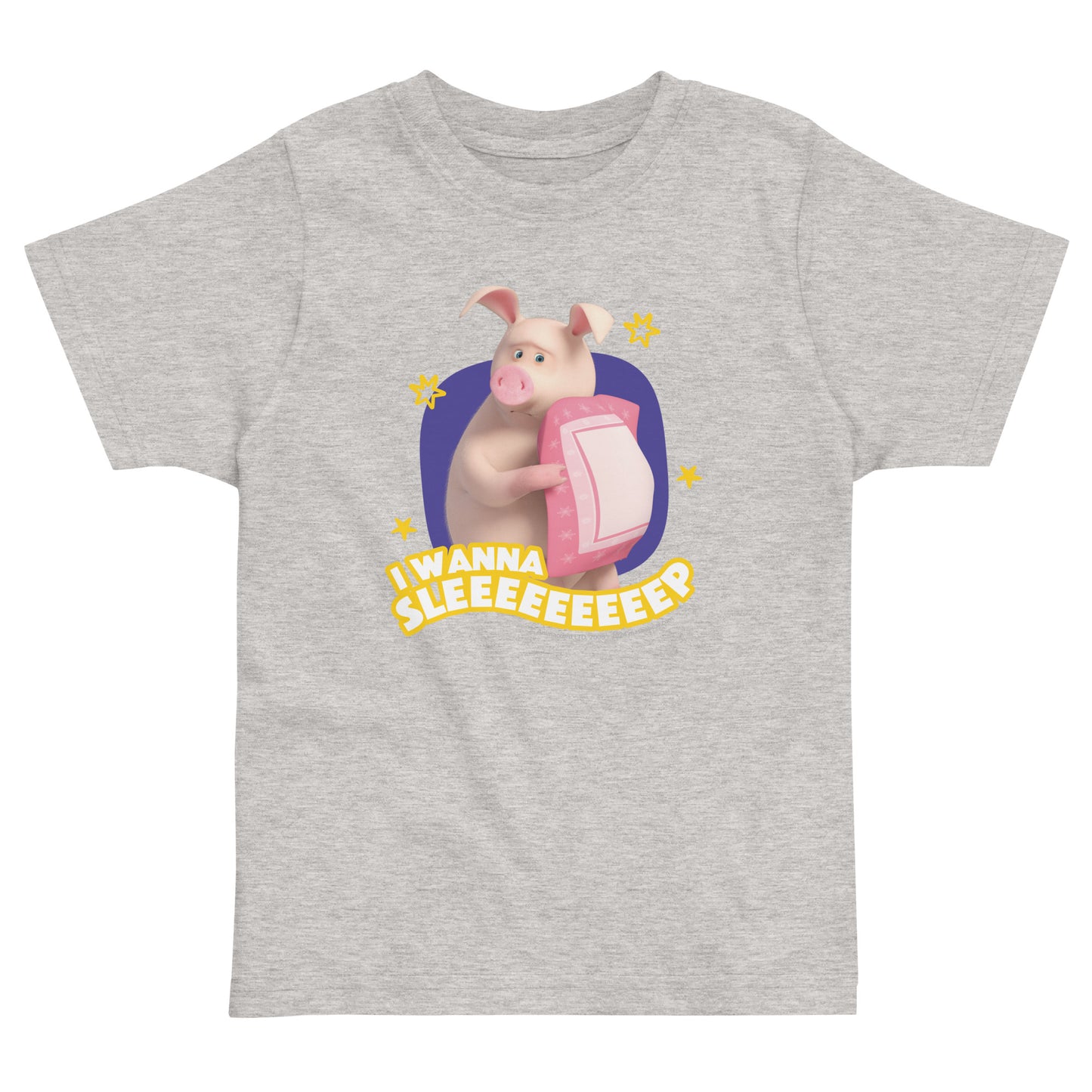 Masha and the Bear Friends Toddler Jersey Wanna Sleep T-shirt Heather