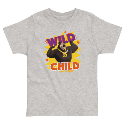 Masha and the Bear Friends Toddler Jersey Wild Child T-shirt Heather